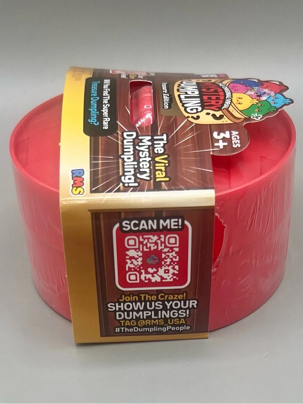 RMS Crazy Fun Mystery Dumpling TREASURE EDITION 🪎❤️ Red -  Viral Squishy Toy NEW